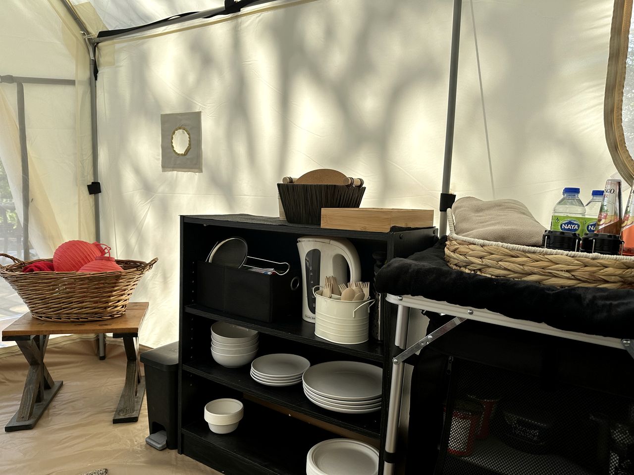 Beautiful Safari Tent with Incredible Views for a Romantic Glamping Getaway near Milford, Nova Scotia