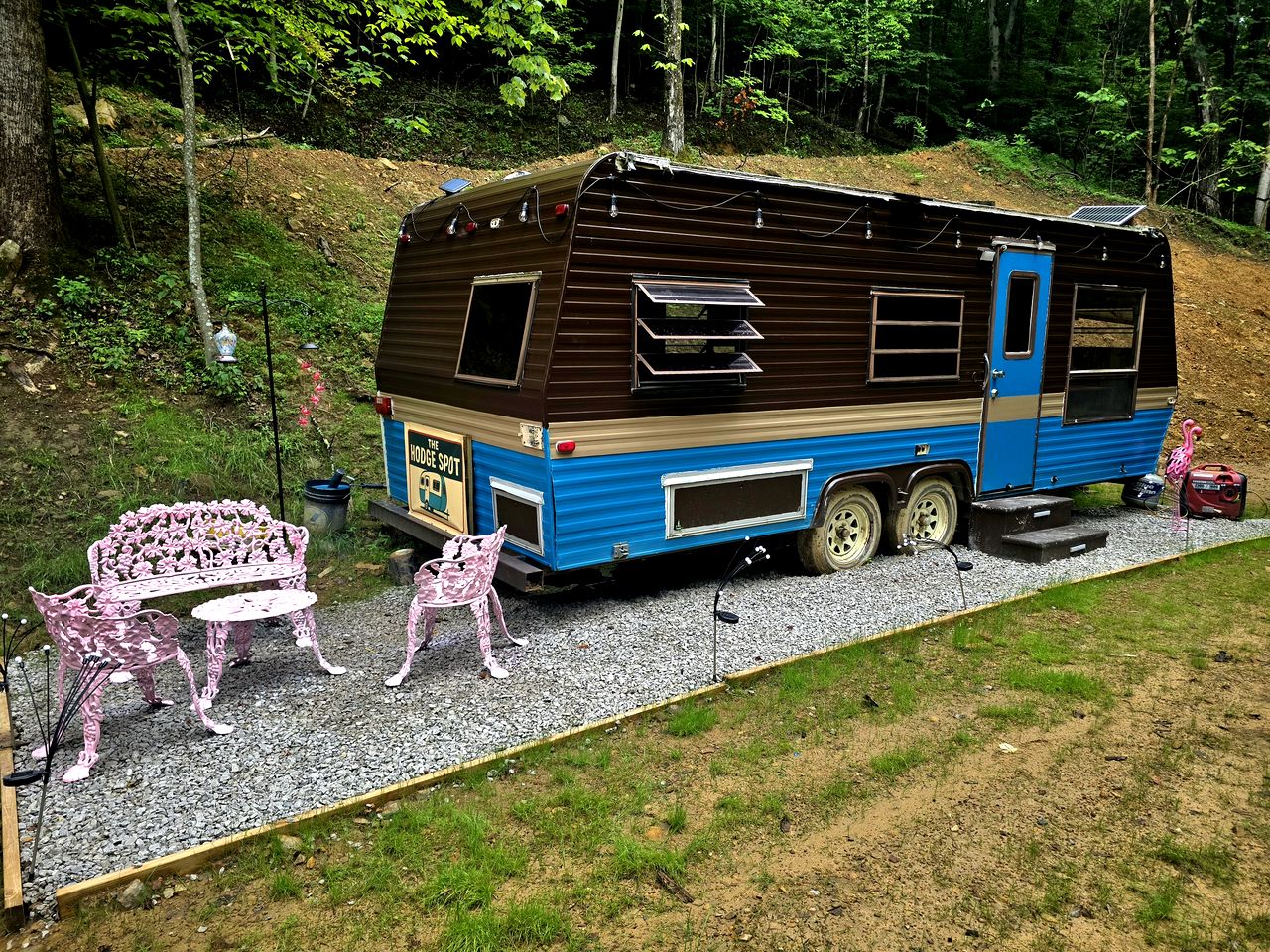 Cute Off-Grid Camper on an Exotic-Animal Farm for a Unique Getaway near Charleston, West Virginia