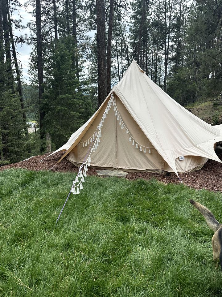 Cozy Glamping Retreat on Wildflower Farm near Coeur d’Alene, Idaho