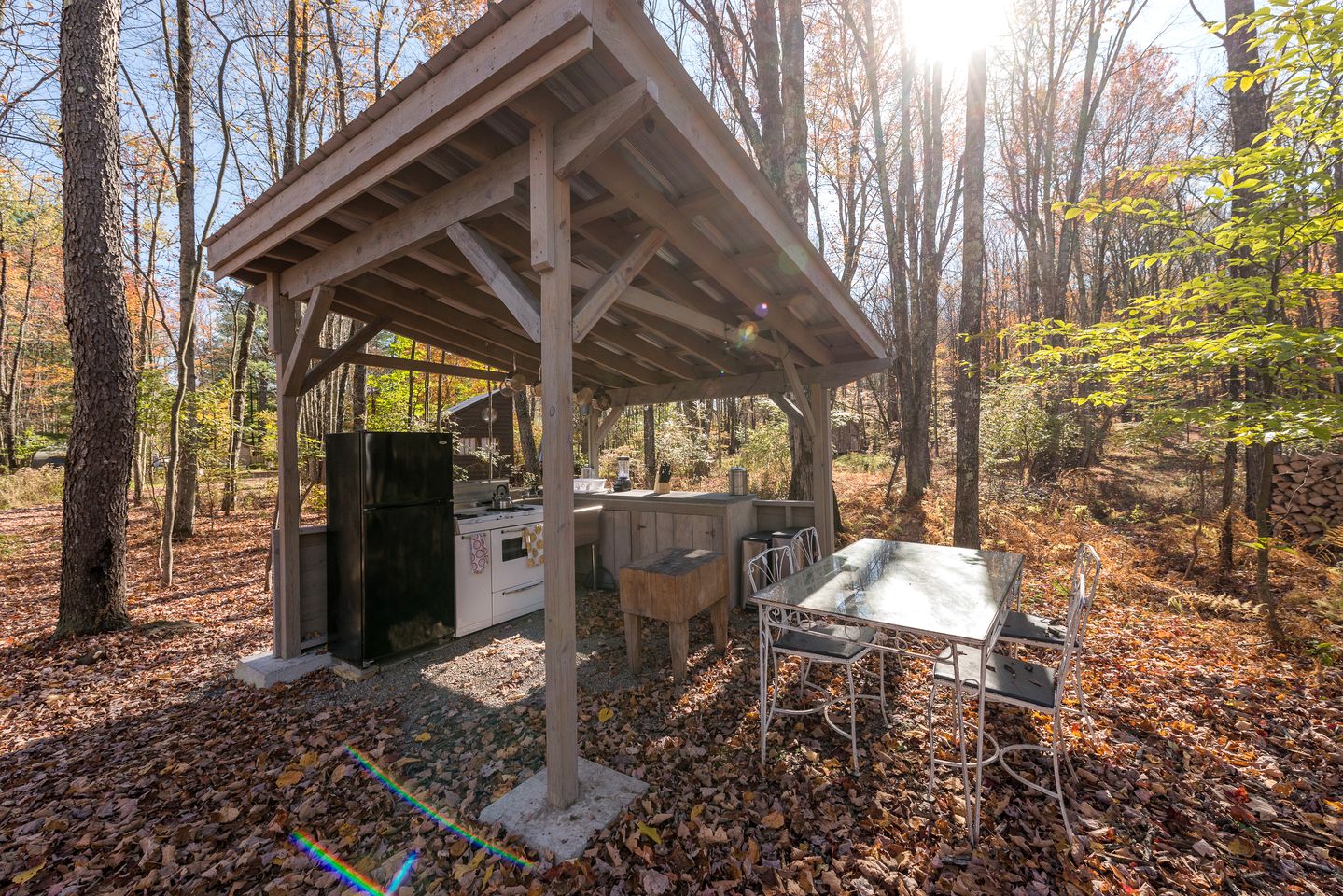 Beautiful Wooden Tiny House Nestled in the Trees on a Private Farm for a Peaceful Romantic Getaway in Woodridge, New York