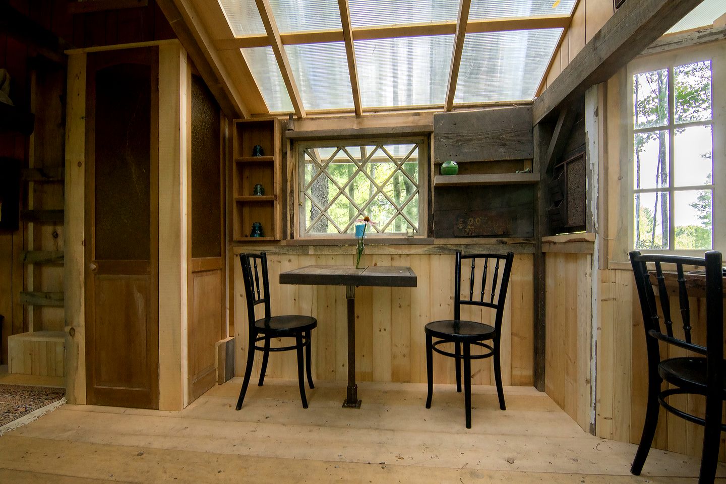 Unique Tiny House Built from Recycled Materials for a One-of-a-Kind Glamping Getaway in Woodridge, New York
