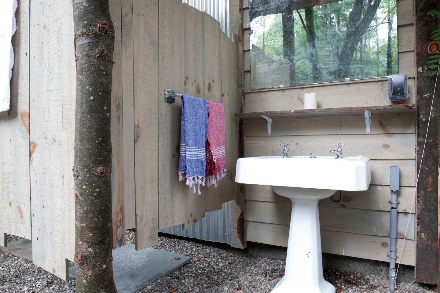 Unique Tiny House Built from Recycled Materials for a One-of-a-Kind Glamping Getaway in Woodridge, New York