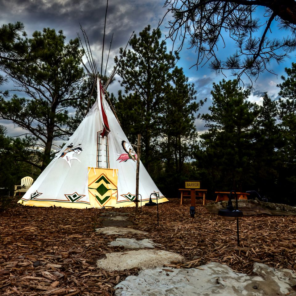 Cozy Tipis with Campfire Fun and Outdoor Adventures near Casper, Wyoming