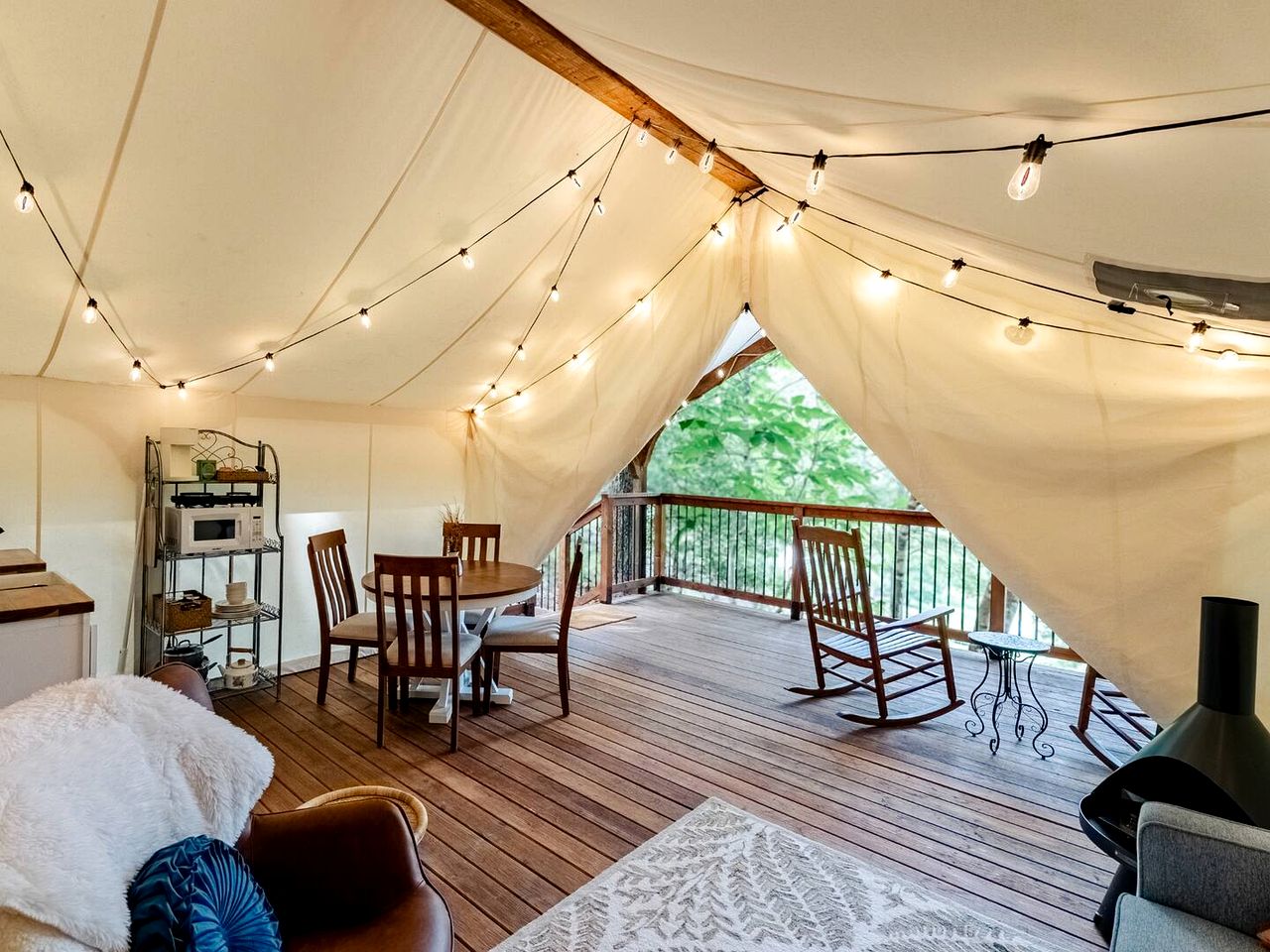 Enchanting Safari Tent Hideaway near the River and Mountains of Tennessee