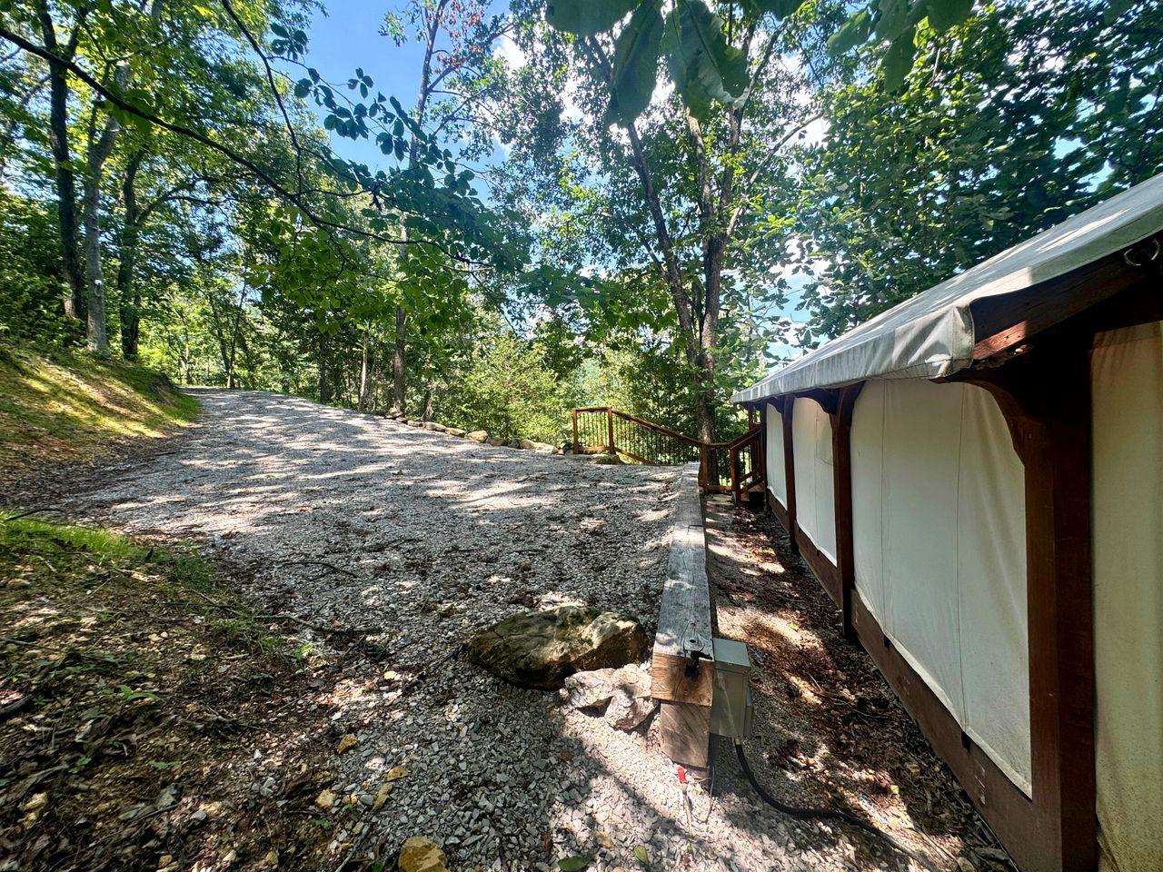 Enchanting Safari Tent Hideaway near the River and Mountains of Tennessee