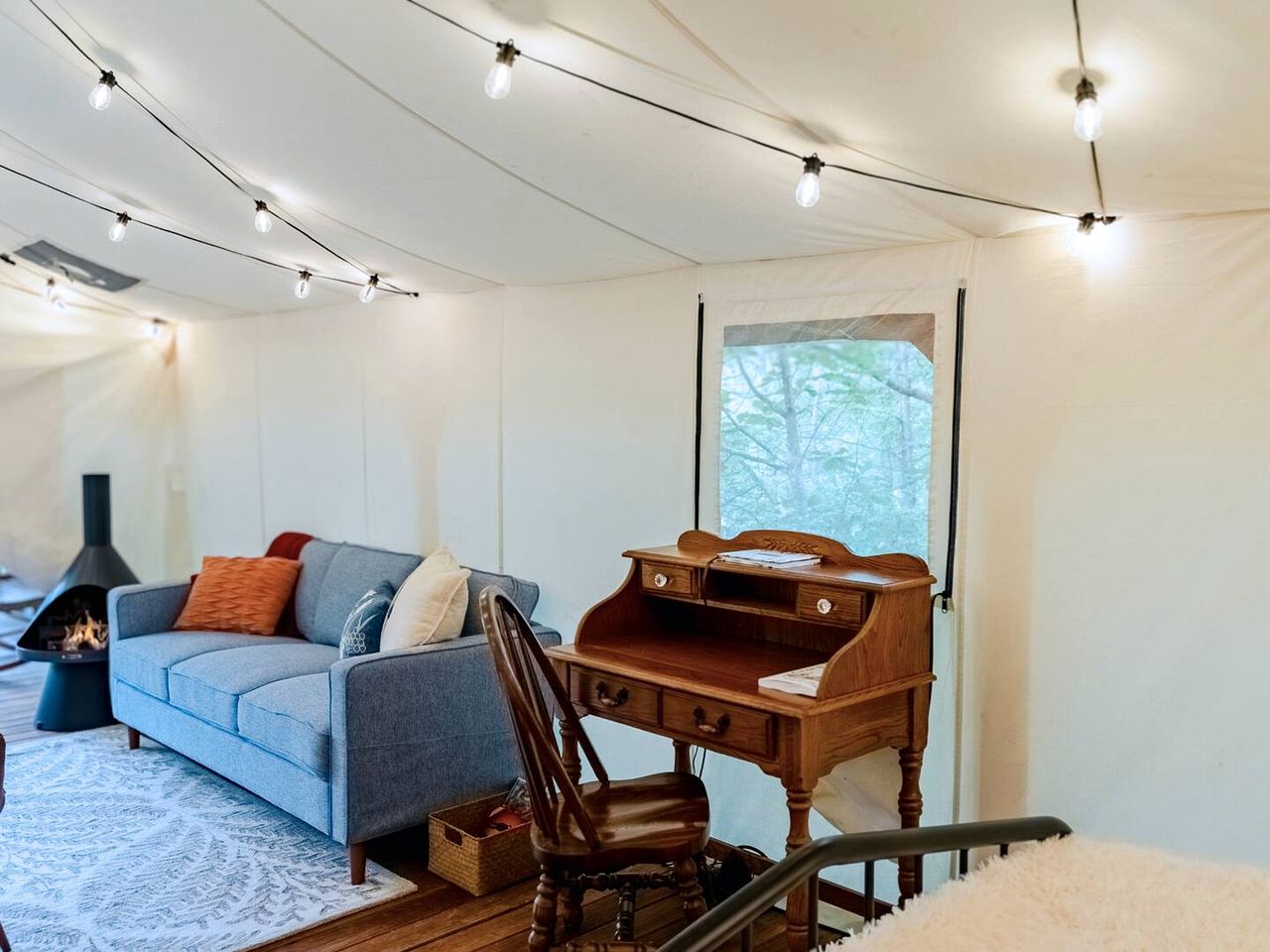 Enchanting Safari Tent Hideaway near the River and Mountains of Tennessee
