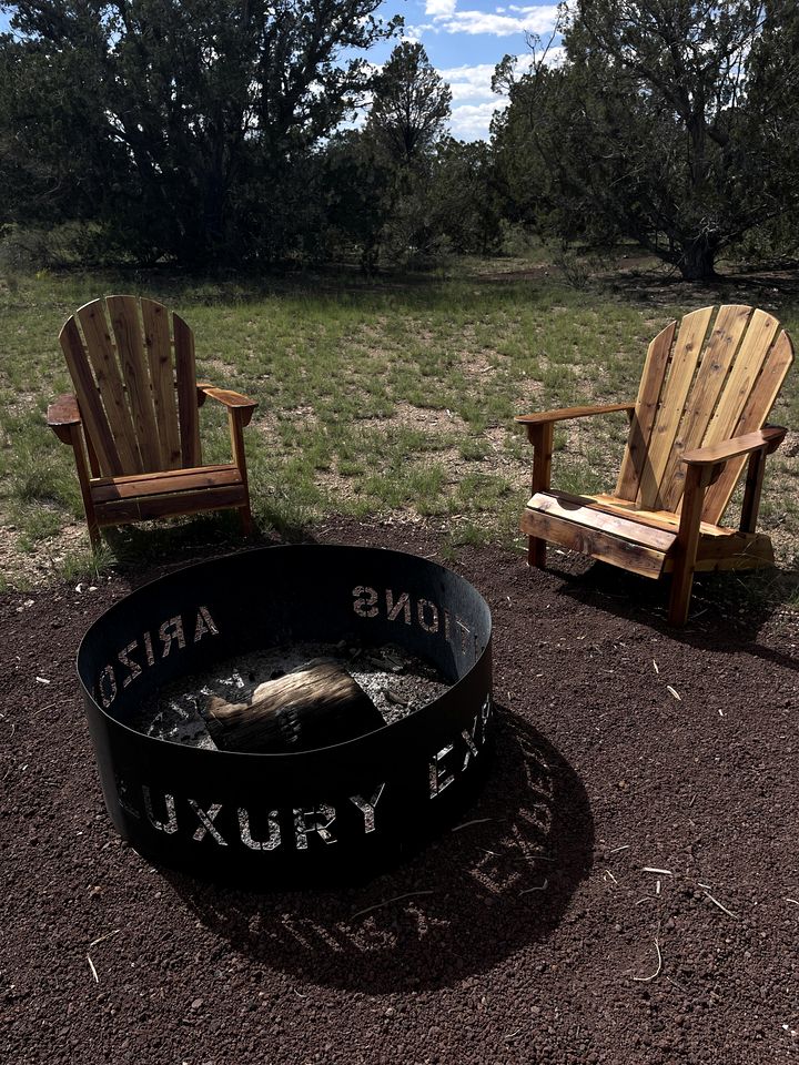 Secluded Luxury Glamping Camp with Safari-Style Dining near South Rim Grand Canyon, Arizona