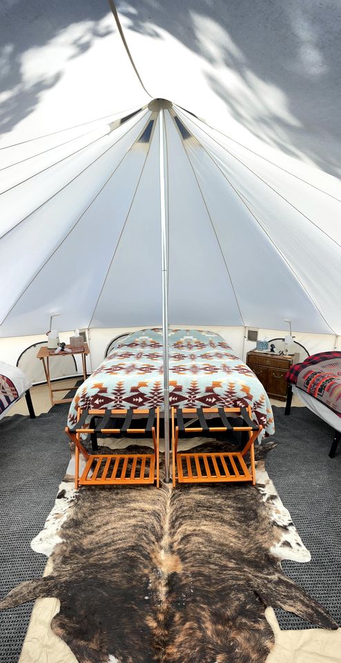 Secluded Luxury Glamping Camp with Safari-Style Dining near South Rim Grand Canyon, Arizona