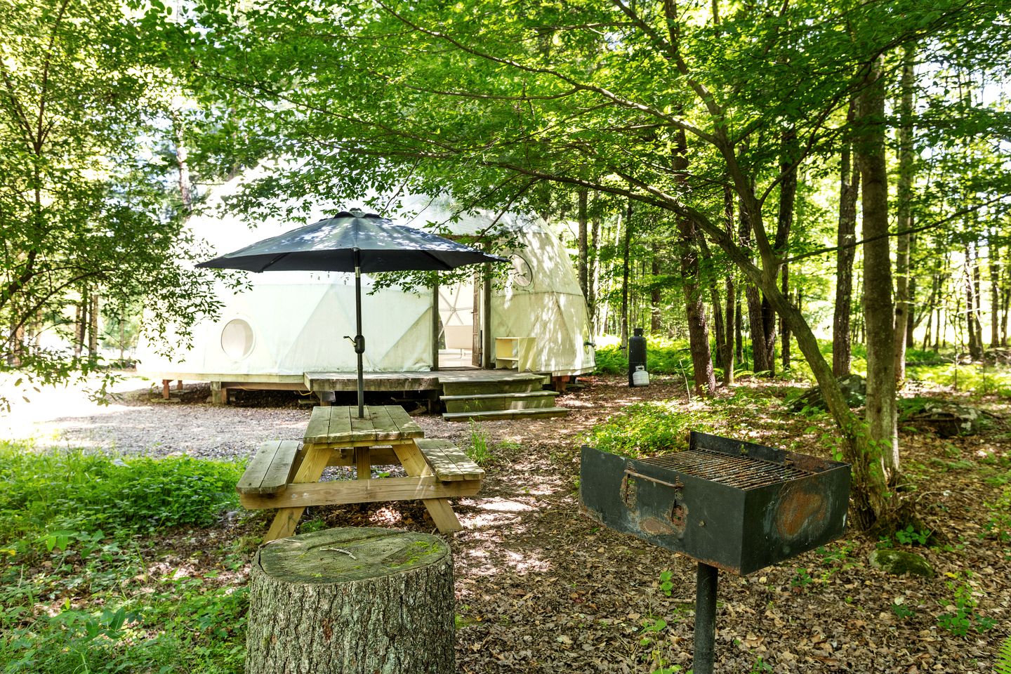 Incredible Spacious Dome for A Group Glamping Experience Surrounded by Nature in Woodridge, New York