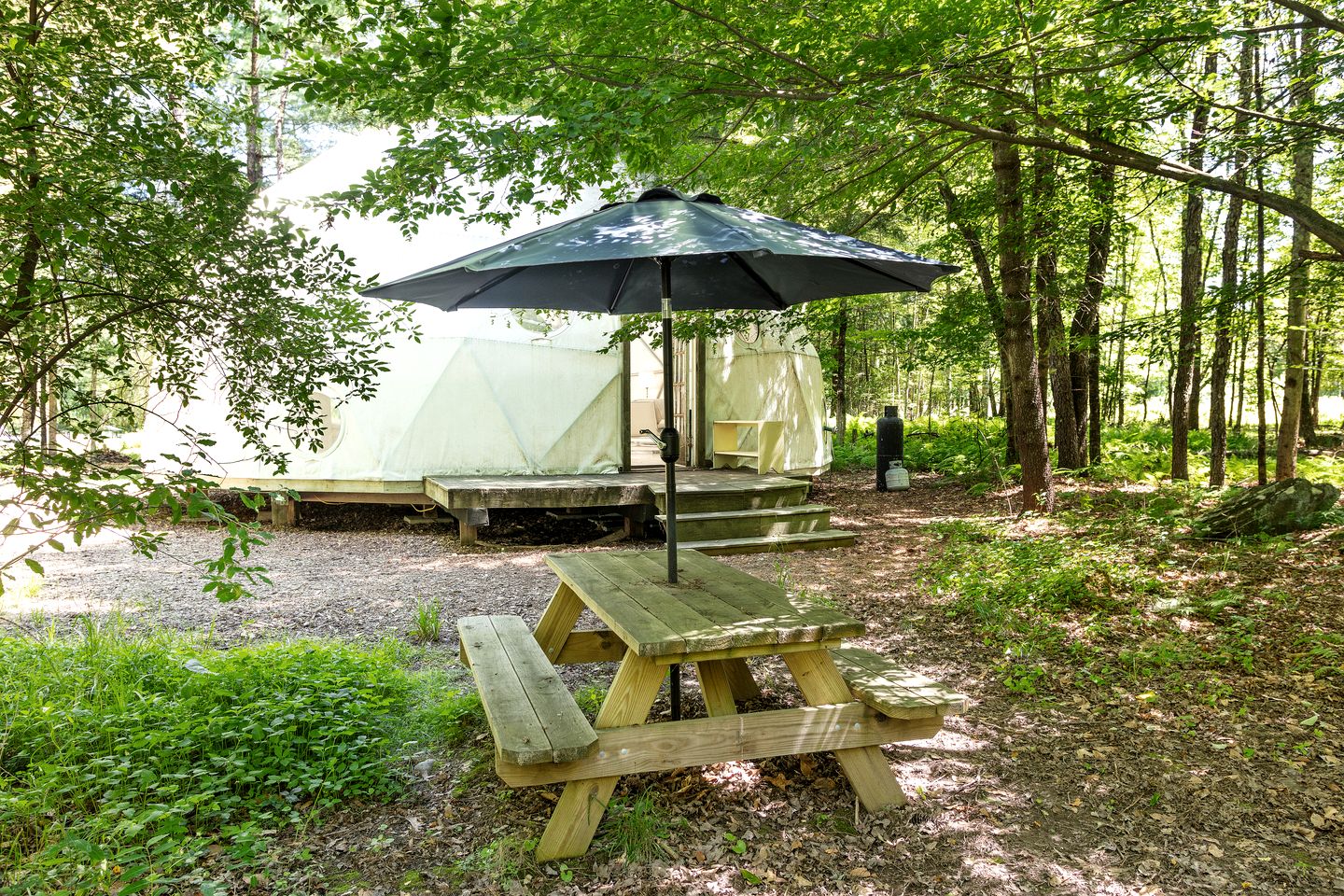Incredible Spacious Dome for A Group Glamping Experience Surrounded by Nature in Woodridge, New York
