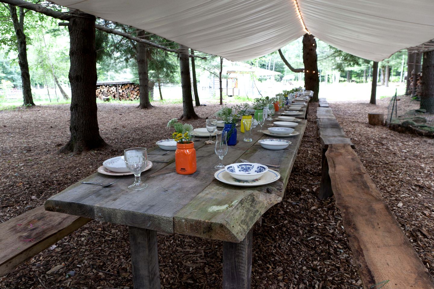 Incredible Half-Property Rental with Multiple Units for 30 Guests on a Beautiful Private Farm in Woodridge, New York