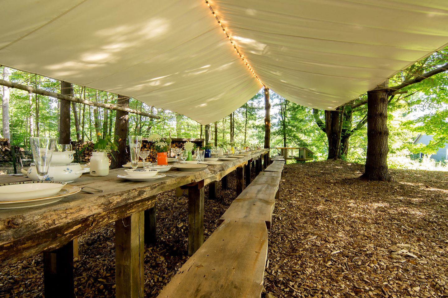 Incredible Half-Property Rental with Multiple Units for 30 Guests on a Beautiful Private Farm in Woodridge, New York