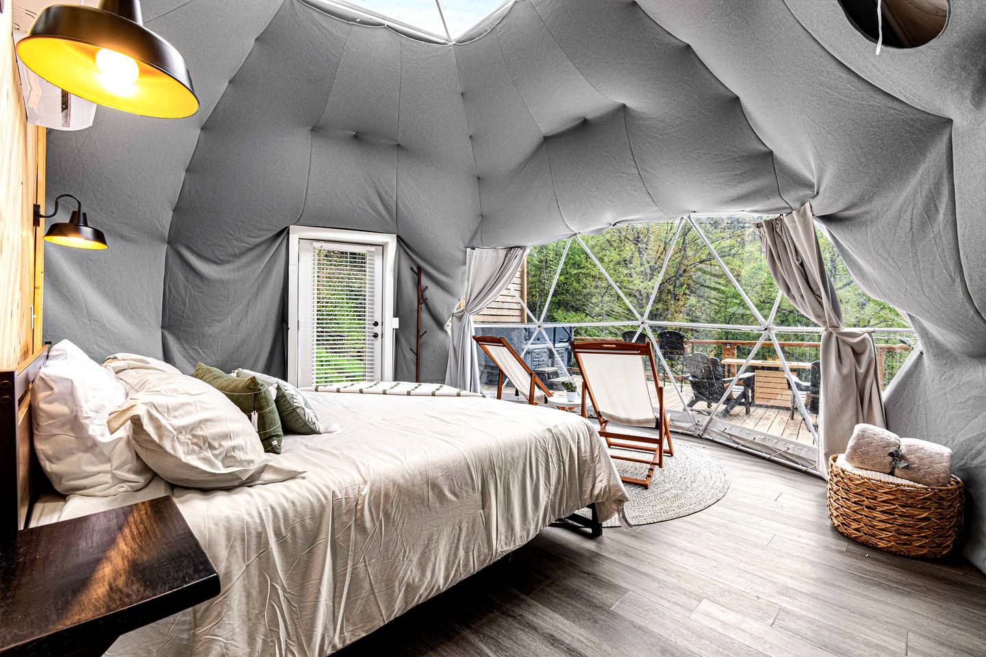 Scenic GeoDome Retreat with Hot Tub & 100-Mile Views near Blowing Rock and Boone, North Carolina