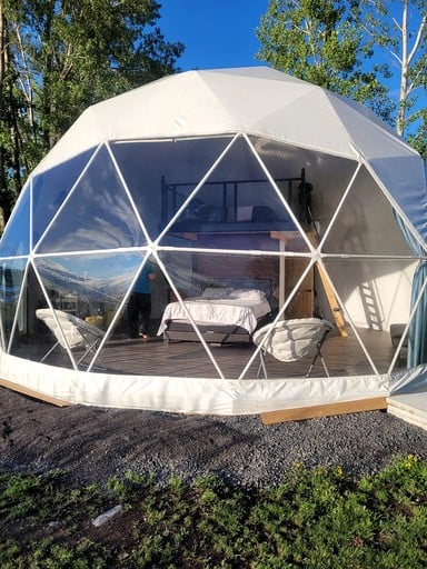 Stunning Dome on the Bay of Quinte for an Unforgettable Glamping Getaway near Deseronto, Ontario