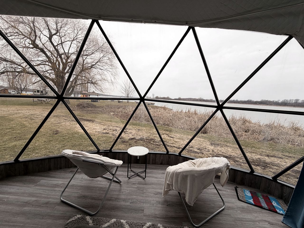 Stunning Dome on the Bay of Quinte for an Unforgettable Glamping Getaway near Deseronto, Ontario