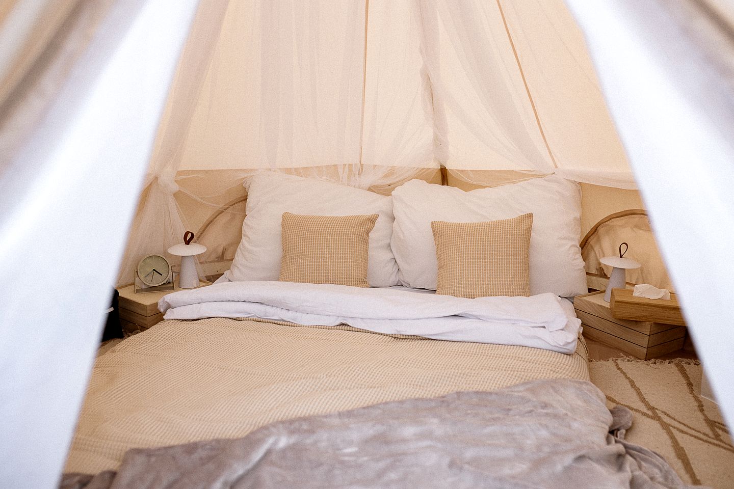 Romantic Secluded Bell Tent for an Amazing Couples Escape in Nature near Prague, Czech Republic