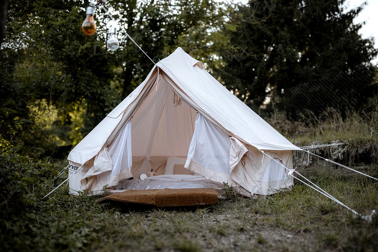 Romantic Secluded Bell Tent for an Amazing Couples Escape in Nature near Prague, Czech Republic