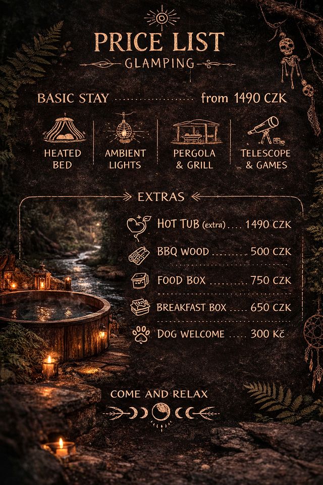 Romantic Secluded Bell Tent for an Amazing Couples Escape in Nature near Prague, Czech Republic