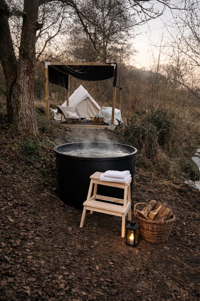 Romantic Secluded Bell Tent for an Amazing Couples Escape in Nature near Prague, Czech Republic