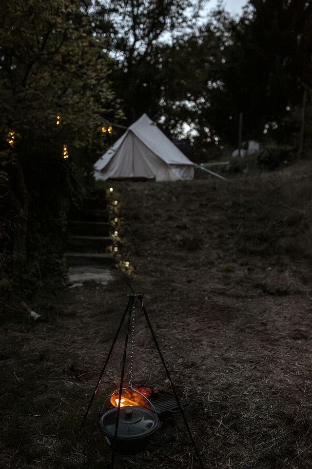 Romantic Secluded Bell Tent for an Amazing Couples Escape in Nature near Prague, Czech Republic