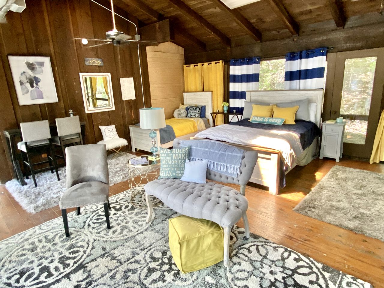 Luxury Glamping Cabin with Waterfront Access near Lake Texoma, Oklahoma