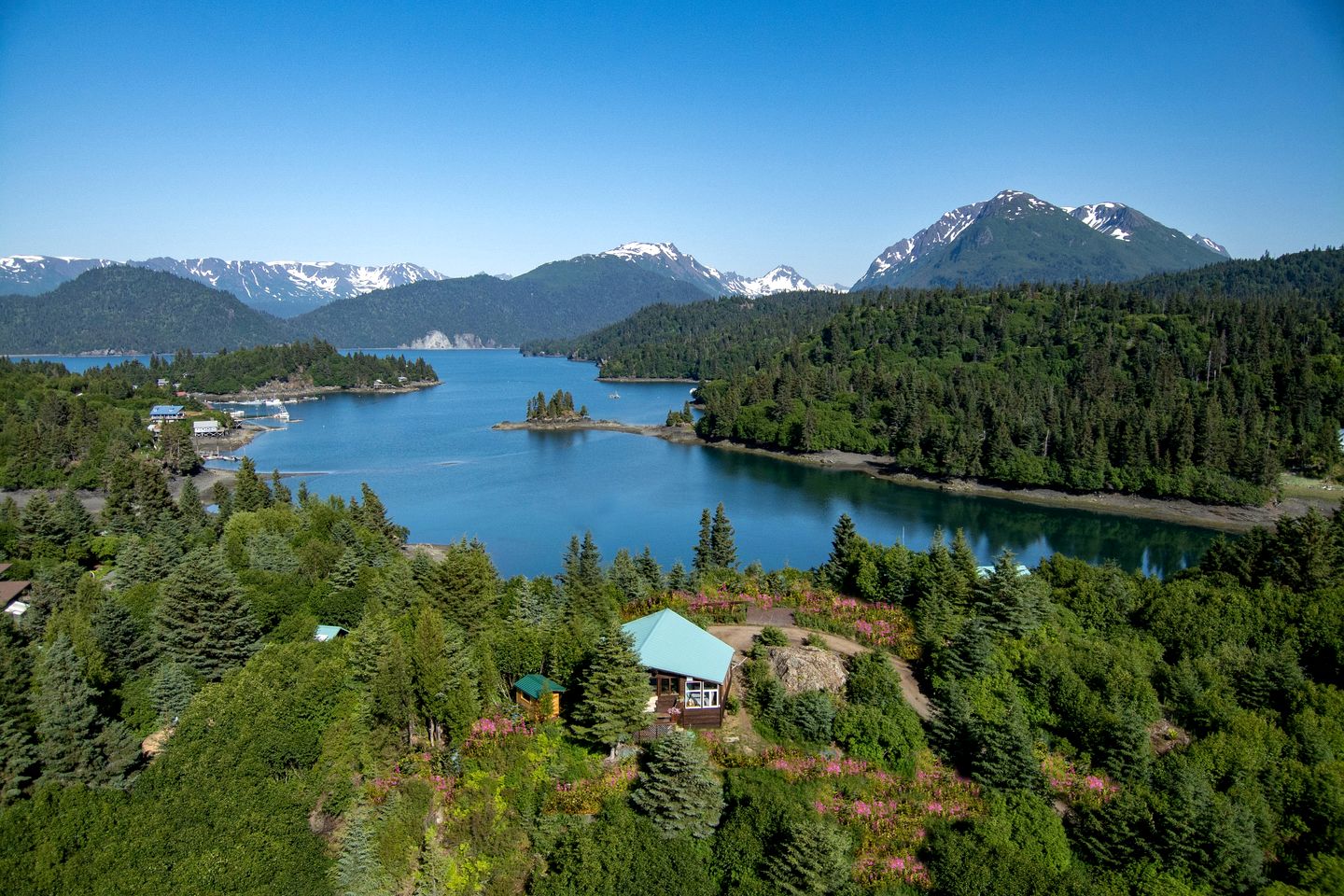 Luxurious VIP Cabin with Incredible Views of the Gorgeous Surrounding Landscape for an Unforgettable Escape in Halibut Cove, Alaska
