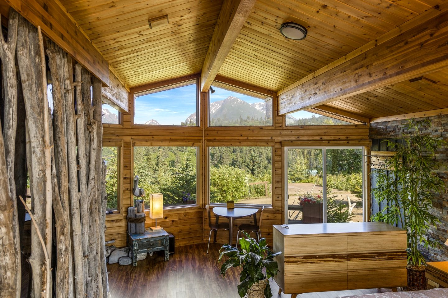 Luxurious VIP Cabin with Incredible Views of the Gorgeous Surrounding Landscape for an Unforgettable Escape in Halibut Cove, Alaska