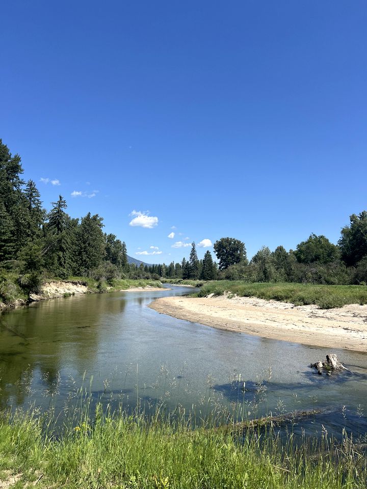 Romantic Luxury Glamping Tent with Riverfront Views near Sandpoint, Idaho