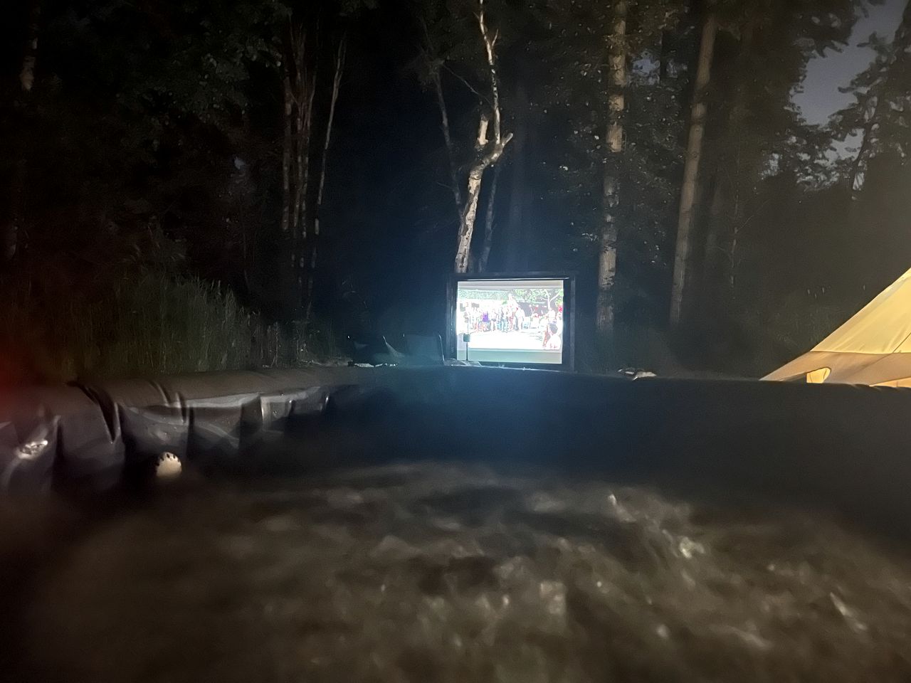 Romantic Luxury Glamping Tent with Riverfront Views near Sandpoint, Idaho