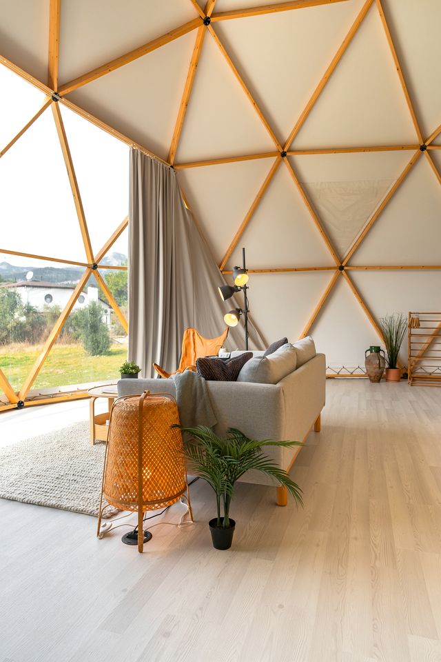 Incredible Geodesic Dome at the Base of the Taurus Mountains near Antalya, Turkey