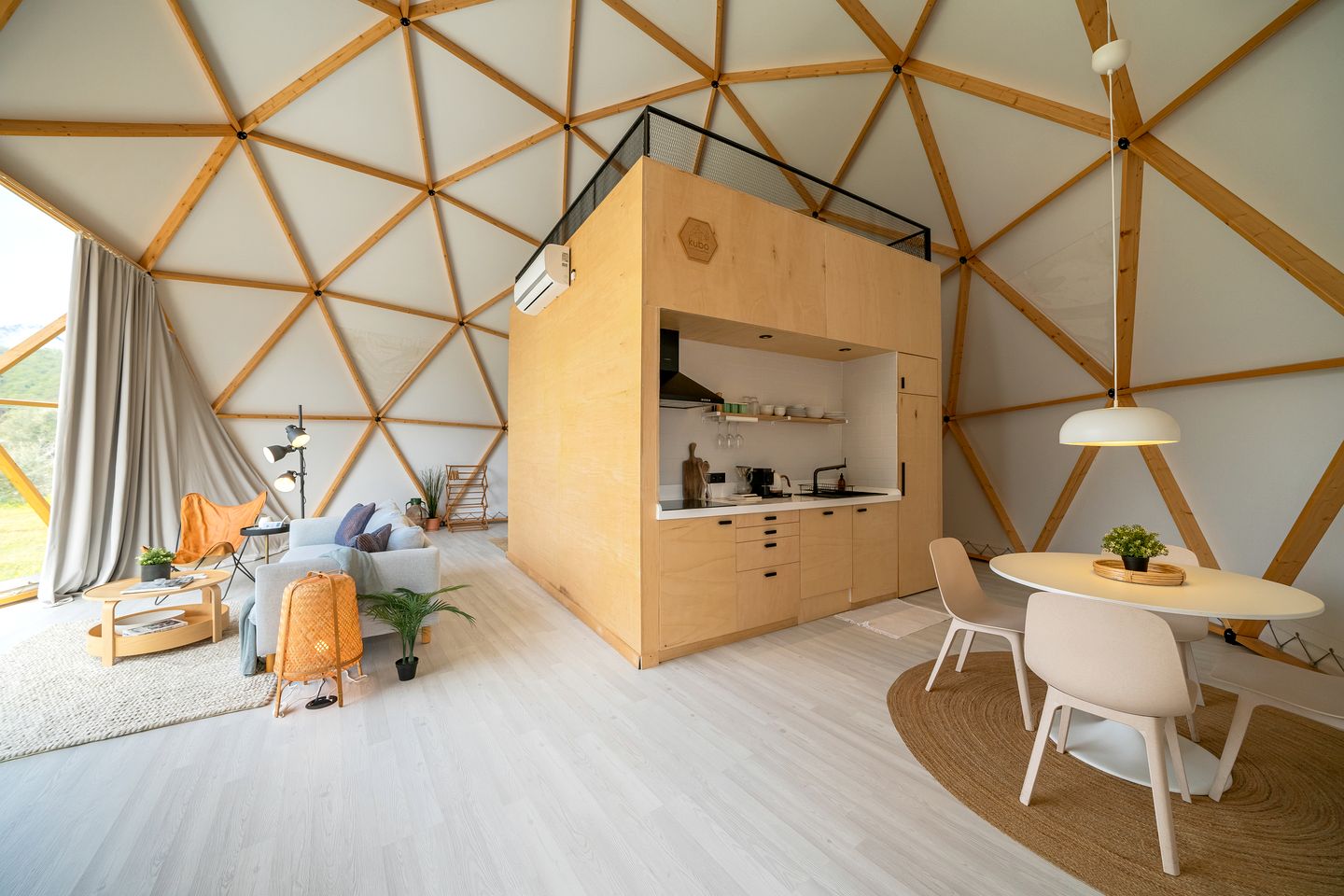 Incredible Geodesic Dome at the Base of the Taurus Mountains near Antalya, Turkey