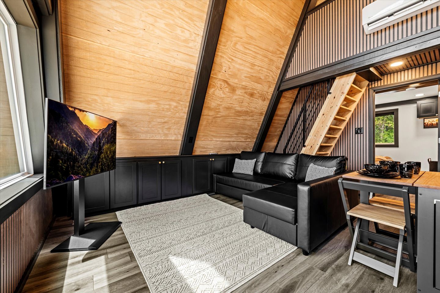 Modern A-Frame Cabin with Breathtaking Views of the Smoky Mountains, Perfect for Families or Groups