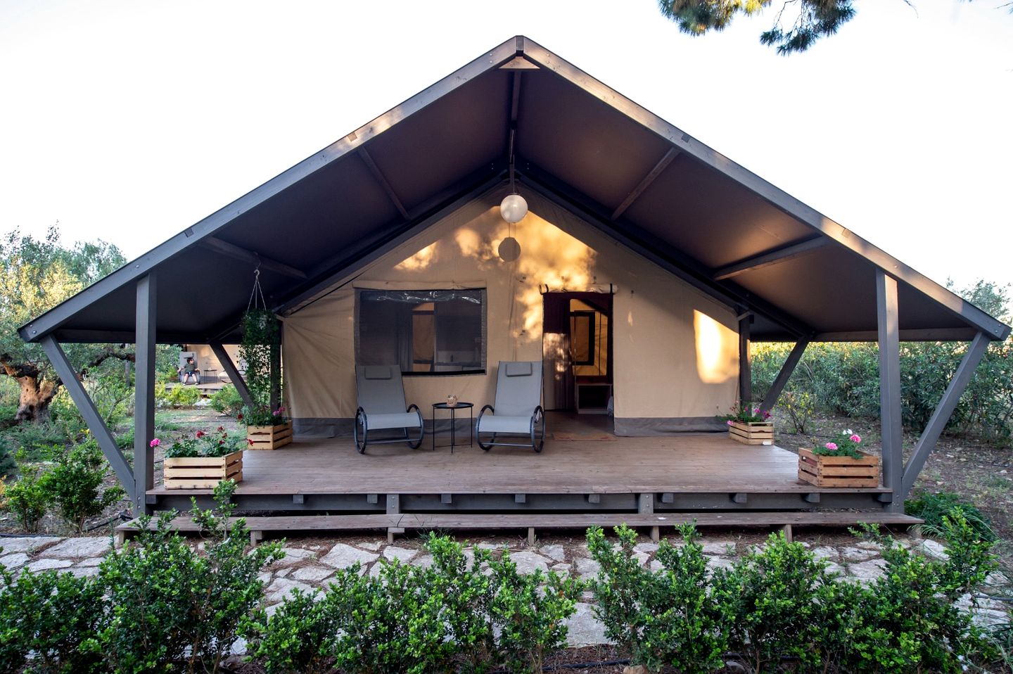 Luxurious Safari Tent on an Incredible Farmhouse Property for a Relaxing Glamping Getaway in Trapani, Italy