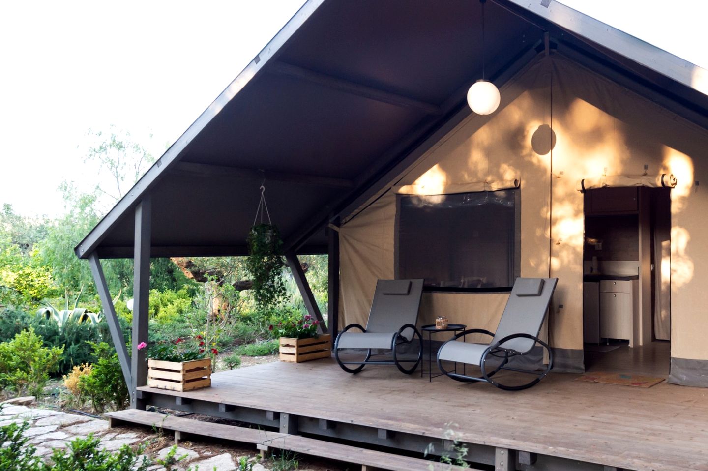 Luxurious Safari Tent on an Incredible Farmhouse Property for a Relaxing Glamping Getaway in Trapani, Italy