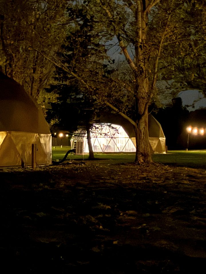 Luxurious Dome Glamping Resort with Pool & Spa near Lake Michigan in South Haven, MI