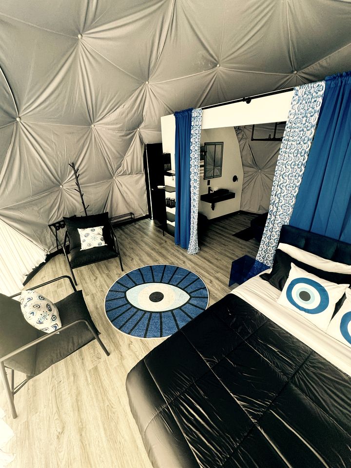 Luxurious Dome Glamping Resort with Pool & Spa near Lake Michigan in South Haven, MI