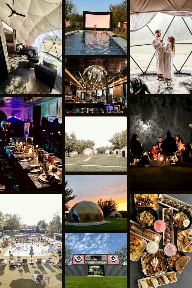 Luxurious Dome Glamping Resort with Pool & Spa near Lake Michigan in South Haven, MI