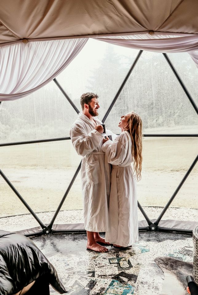 Luxurious Dome Glamping Resort with Pool & Spa near Lake Michigan in South Haven, MI