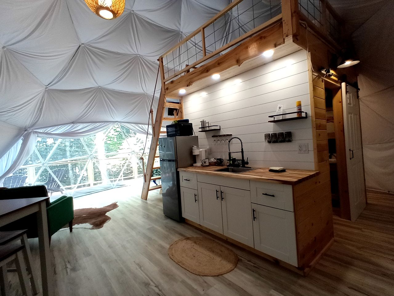 Beautiful Dome Surrounded by Trees for a Peaceful Glamping Getaway near Mellen, Wisconsin