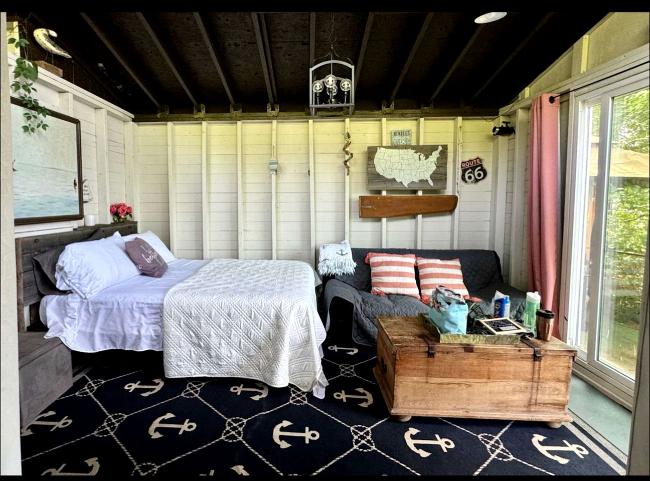 Cozy Lakeside Cottage with Private Beach Cove and Canoe Access near Cape Cod, Massachusetts