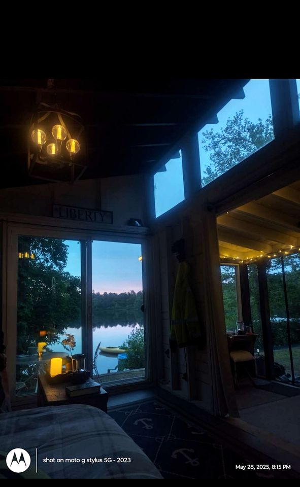 Cozy Lakeside Cottage with Private Beach Cove and Canoe Access near Cape Cod, Massachusetts