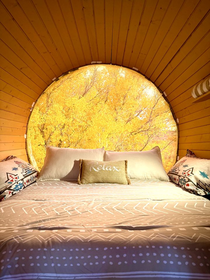 Amazing Unique Barrel Pod with Incredible Views for an Unforgettable Romantic Getaway near Lake Montezuma, Arizona