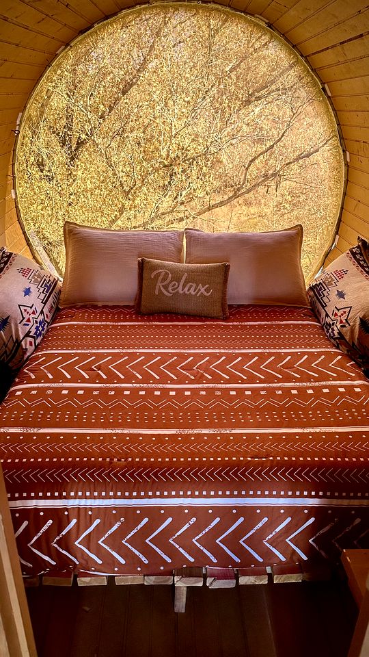 Amazing Unique Barrel Pod with Incredible Views for an Unforgettable Romantic Getaway near Lake Montezuma, Arizona