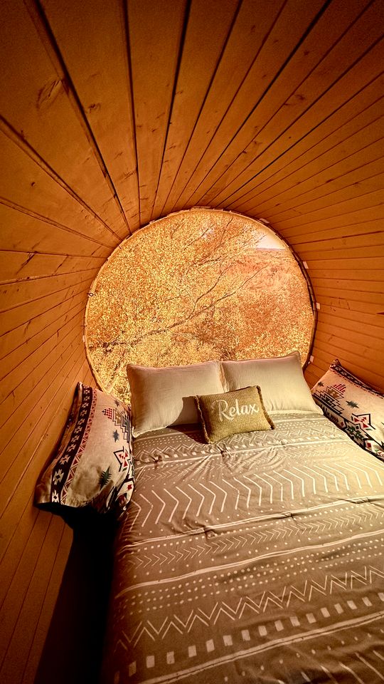 Amazing Unique Barrel Pod with Incredible Views for an Unforgettable Romantic Getaway near Lake Montezuma, Arizona