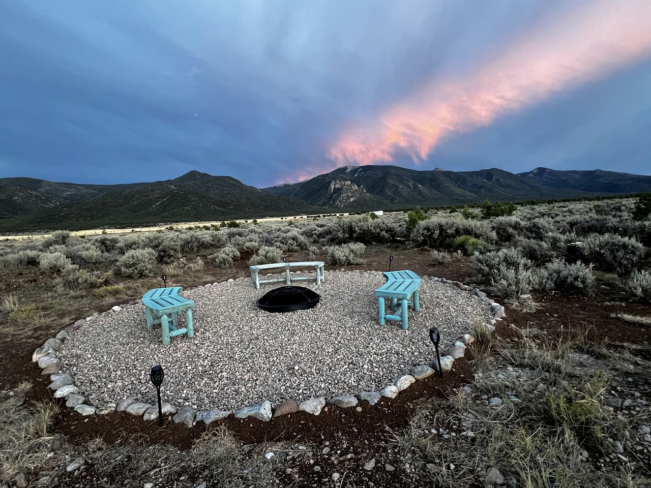 Spacious Camper on a Llama Rescue Ranch with Stunning Views near Questa, New Mexico