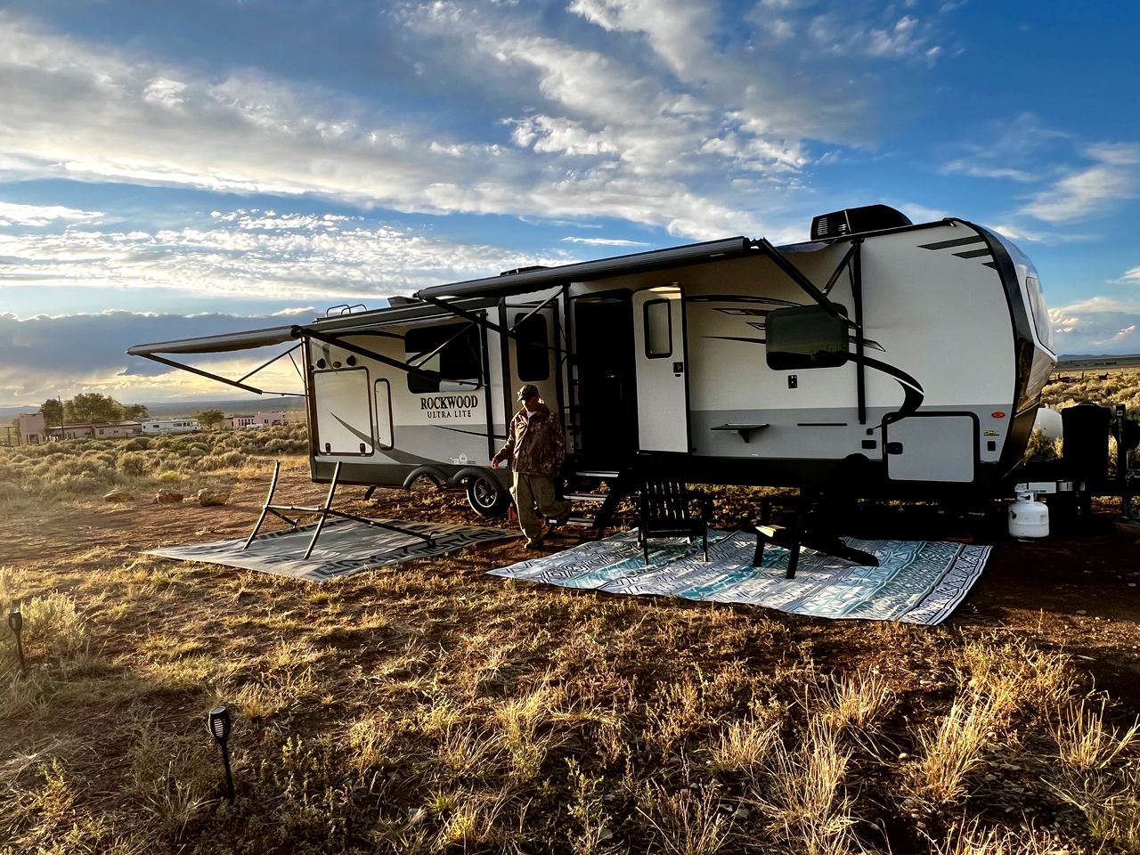 Spacious Camper on a Llama Rescue Ranch with Stunning Views near Questa, New Mexico