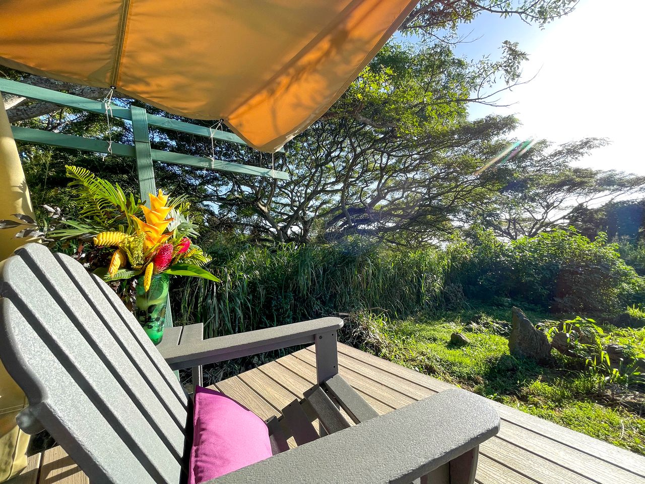 Gorgeous Safari Tent Nestled Between Bamboo Groves and Monkeypod Trees for a Glamping Getaway in Kealakekua, Hawaii