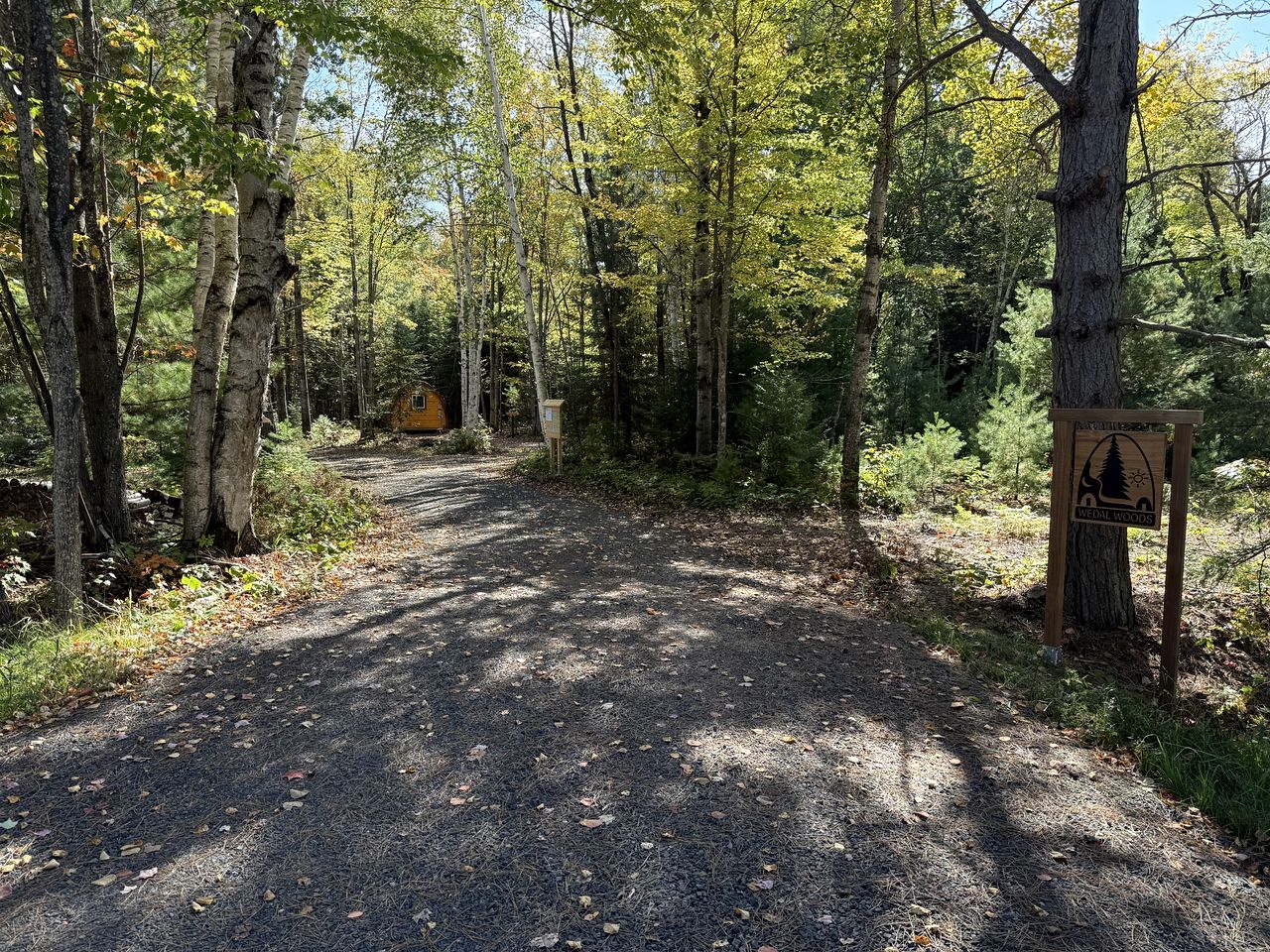 Stunning Two Oaks Pod Surrounded by Trees for an Amazing Couples Retreat near Washburn, Wisconsin