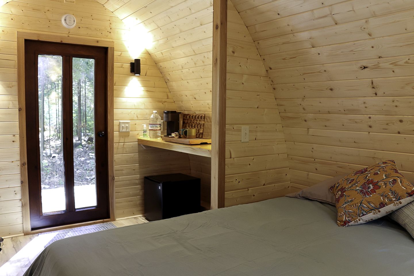 Beautiful Fir Grove Pod near Lake Superior for a Unique Romantic Escape in Nature near Washburn, Wisconsin