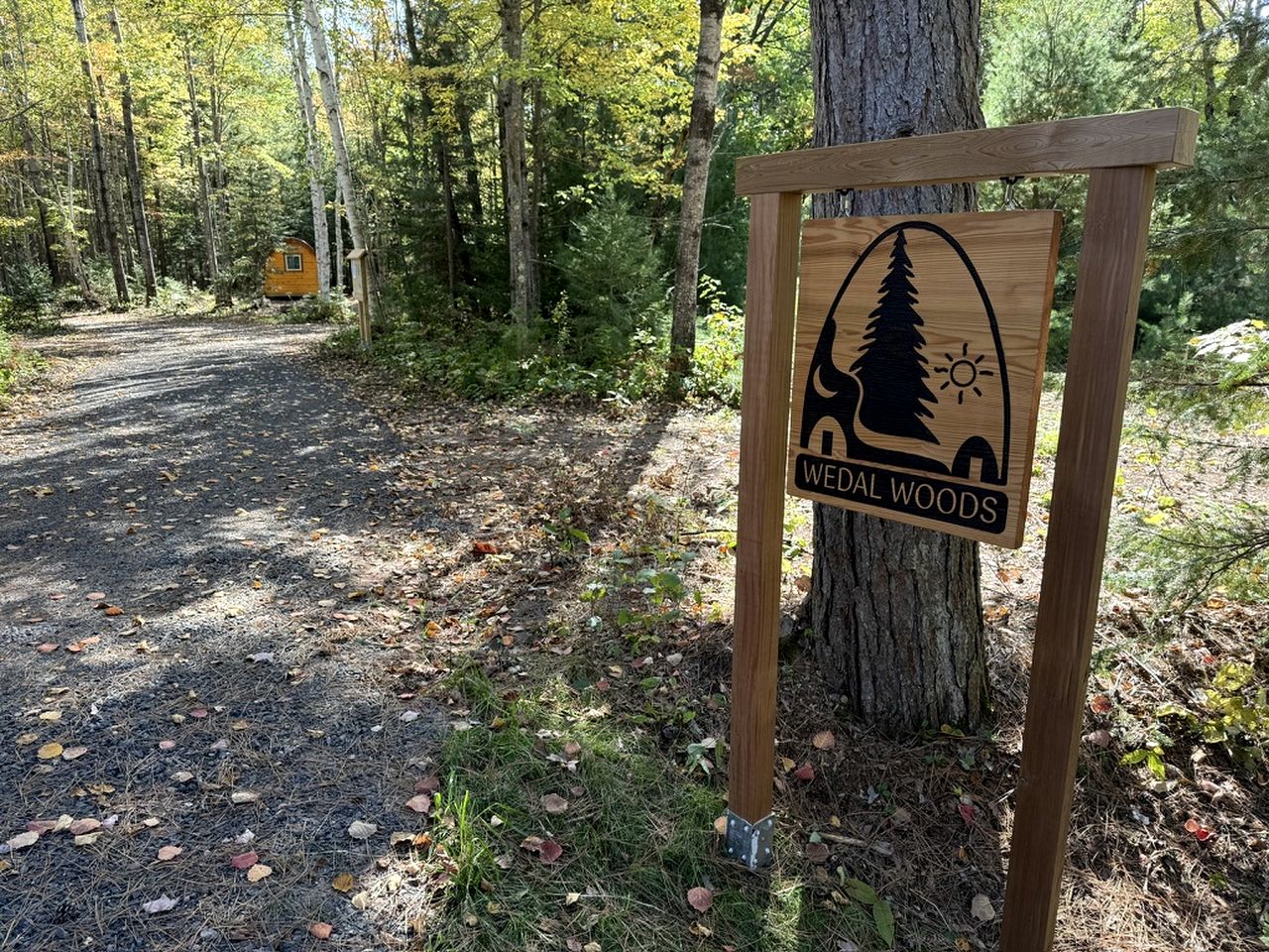Gorgeous Birches Pod in the Woods for a Memorable Glamping Experience near Lake Superior in Wisconsin